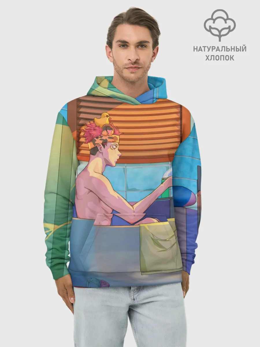 Худи мужской база хлопок / Магическая Битва