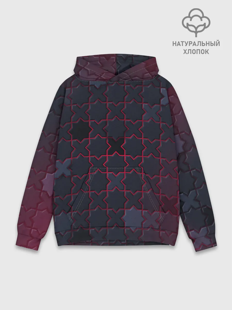 Худи мужской база хлопок / Геометрический вальс