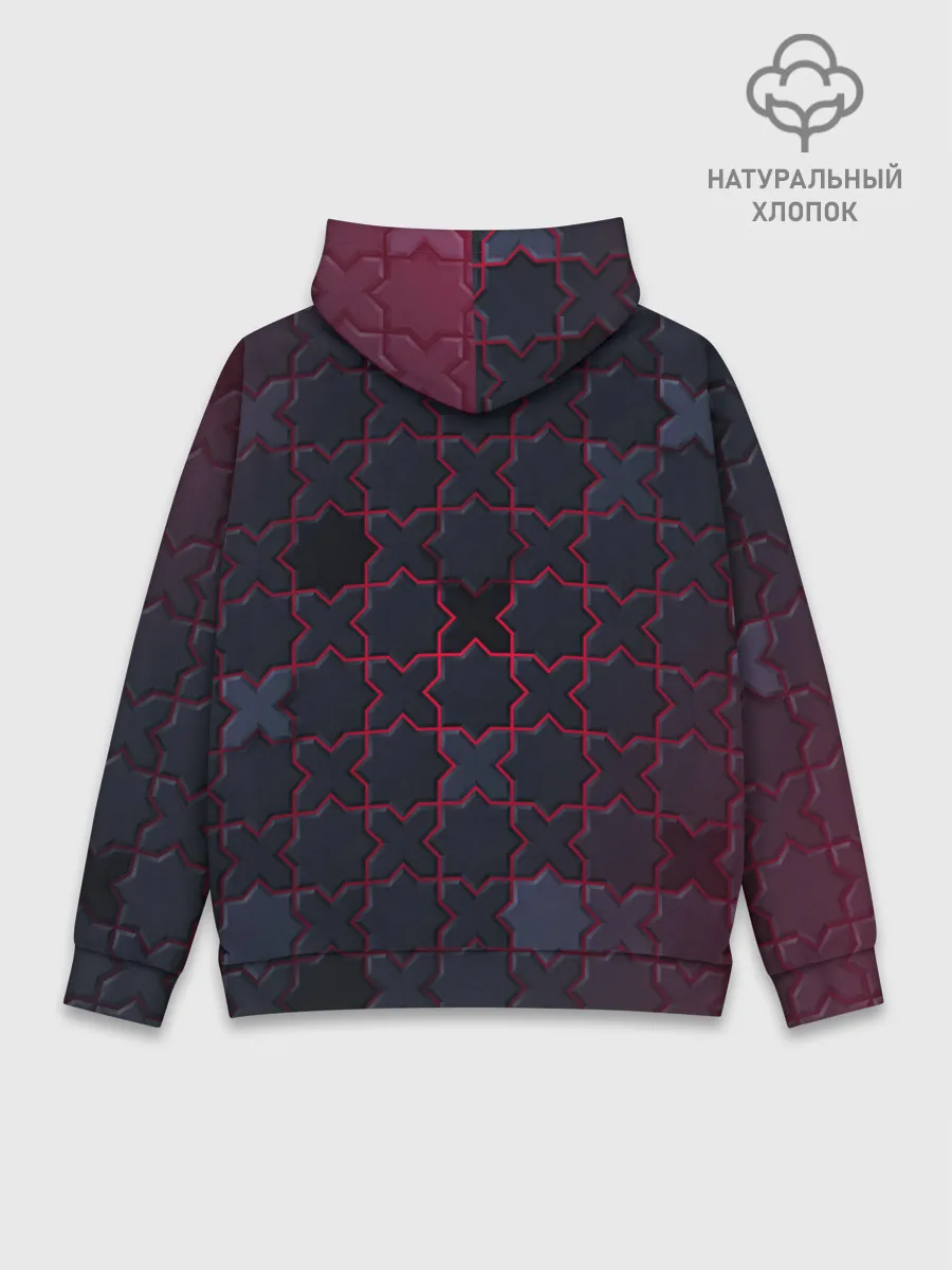 Худи мужской база хлопок / Геометрический вальс
