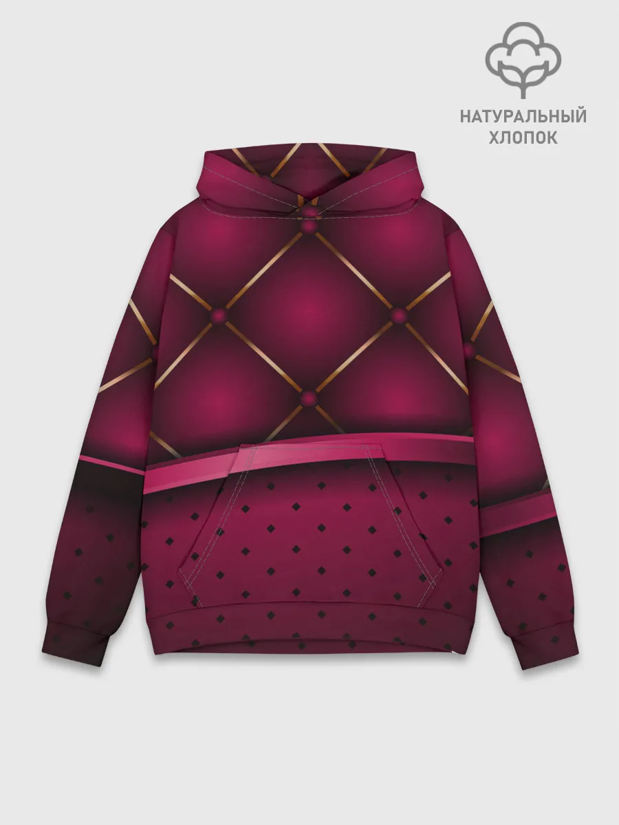 Худи мужской база хлопок / Luxury Red