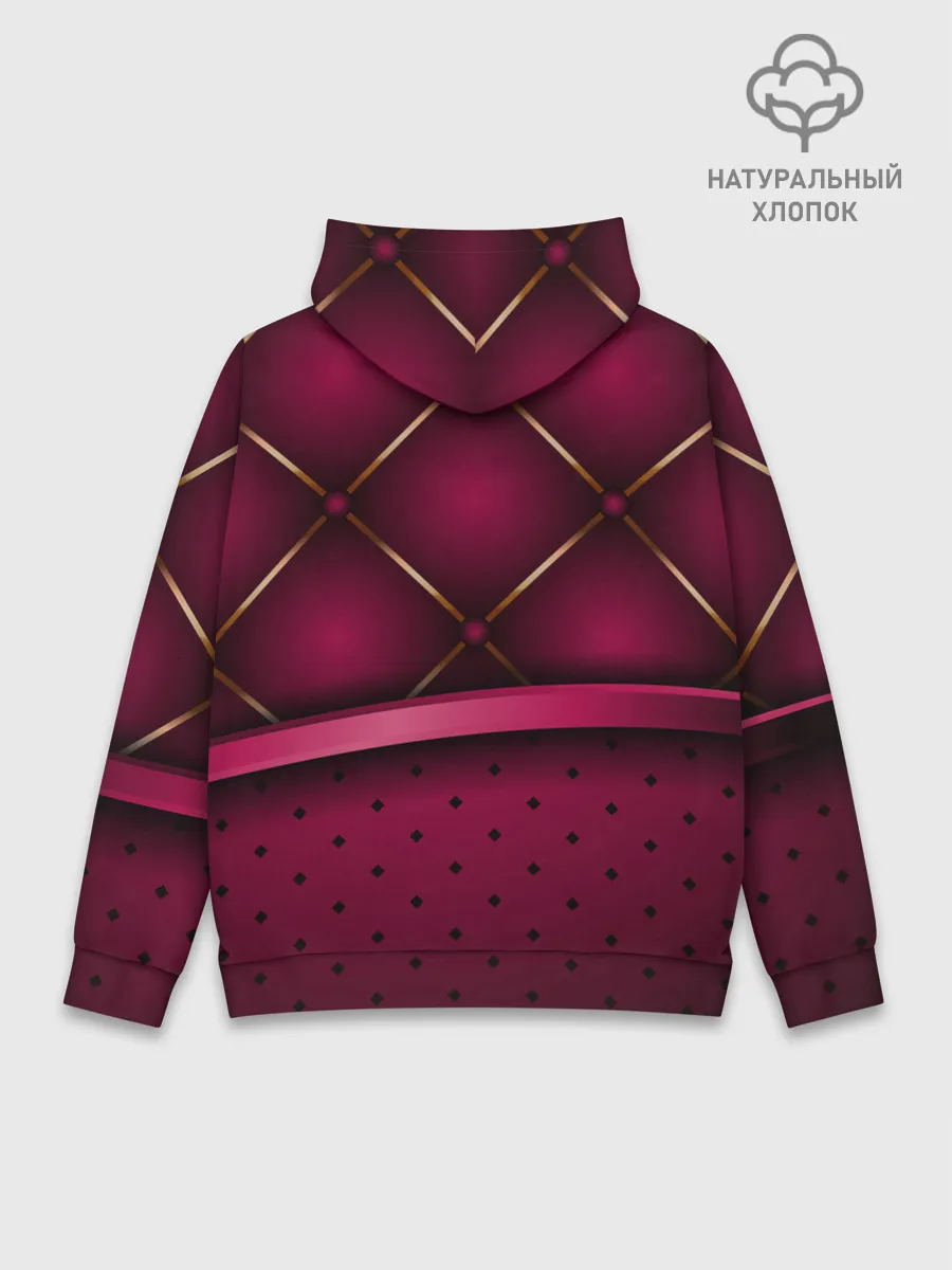 Худи мужской база хлопок / Luxury Red