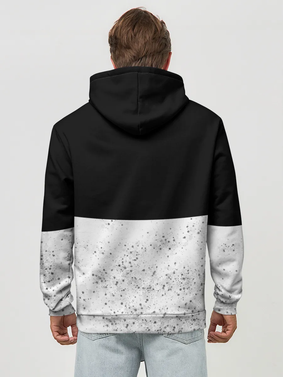 Худи мужской база хлопок / Born to Ride - Ride to Live