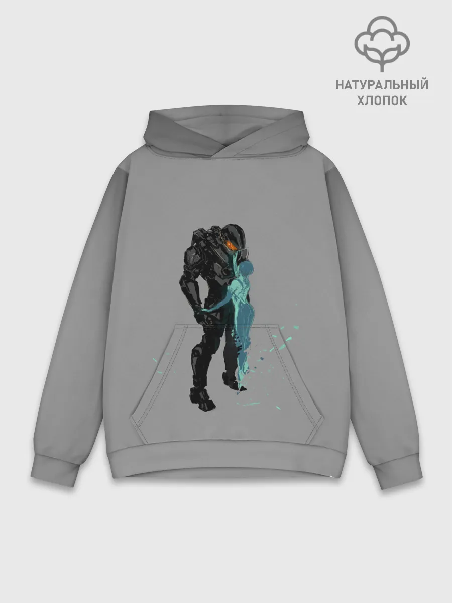 Худи мужской база хлопок / Кибер любовь