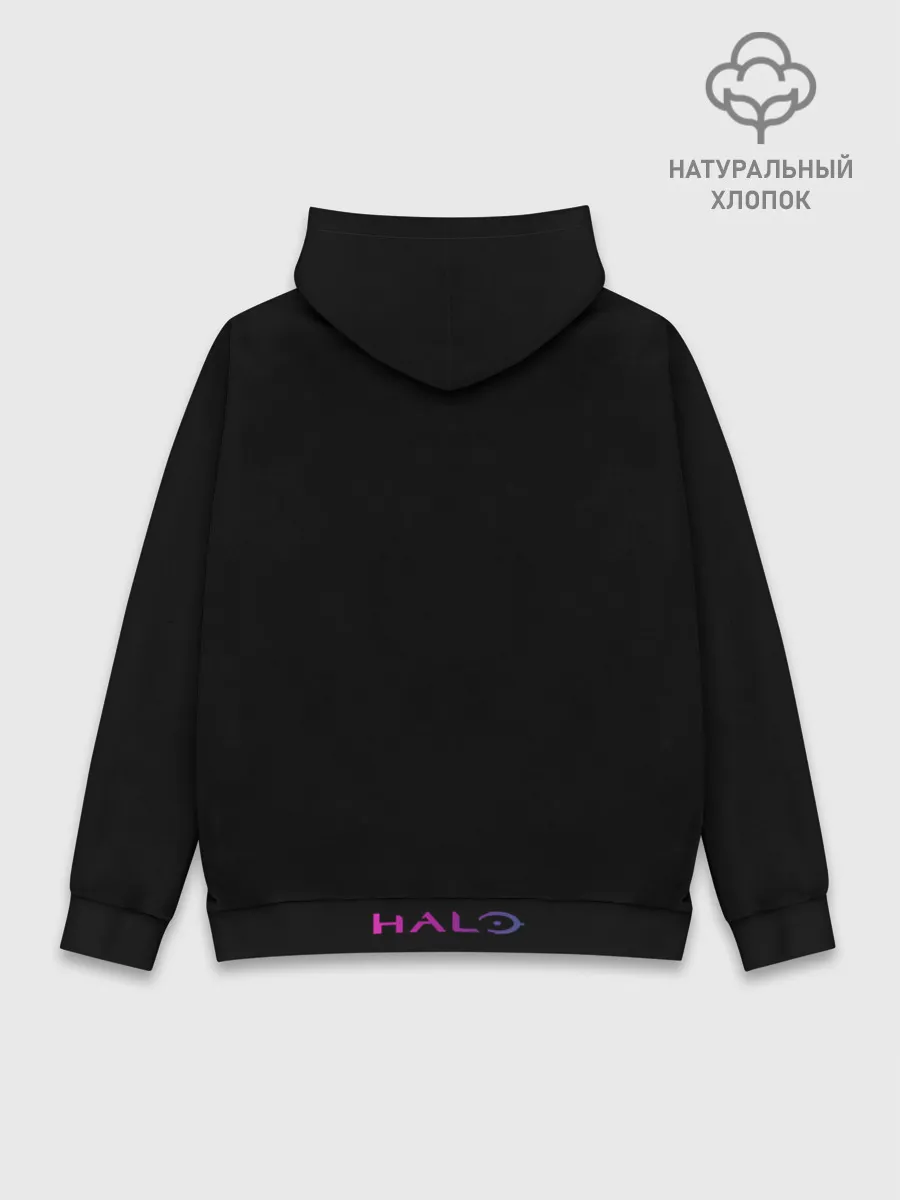 Худи мужской база хлопок / Halo Neon