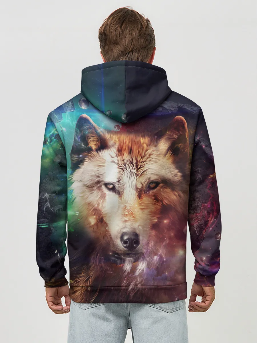 Худи мужской база хлопок / WOLF