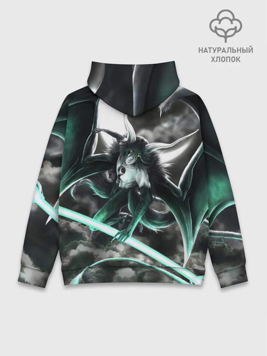 Худи мужской база хлопок / Ulquiorra Schiffer Bleach