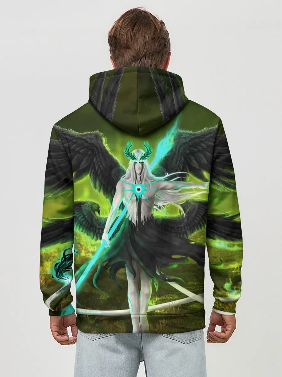 Худи мужской база хлопок / Ulquiorra Schiffer Bleach