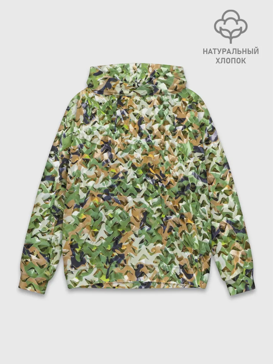 Худи мужской база хлопок / ПЕЙНТБОЛ КАМУФЛЯЖ | PAINTBALL