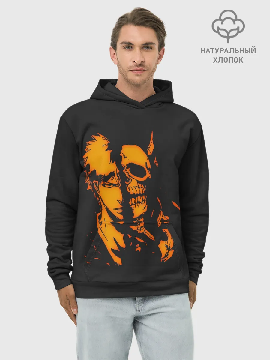 Худи мужской база хлопок / Ichigo Kurosaki