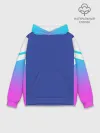 Худи мужской база хлопок / NEON GRADIENT FITNESS UNIFORM
