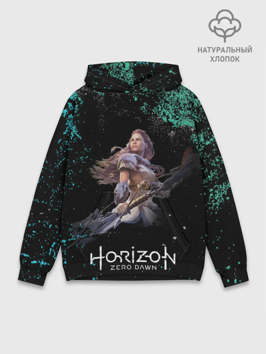 Худи мужской база хлопок / Лучница Элой