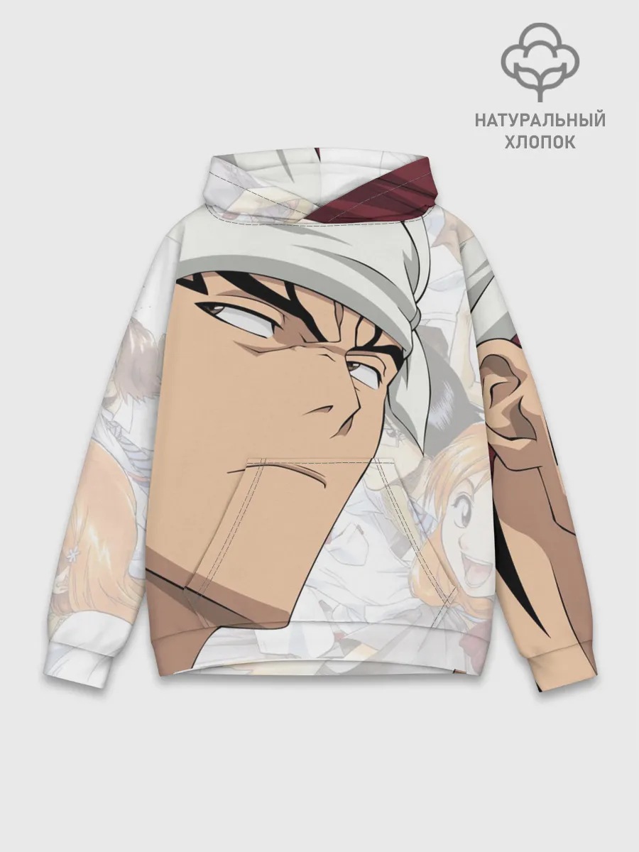 Худи мужской база хлопок / Bleach Anime Abarai Renji