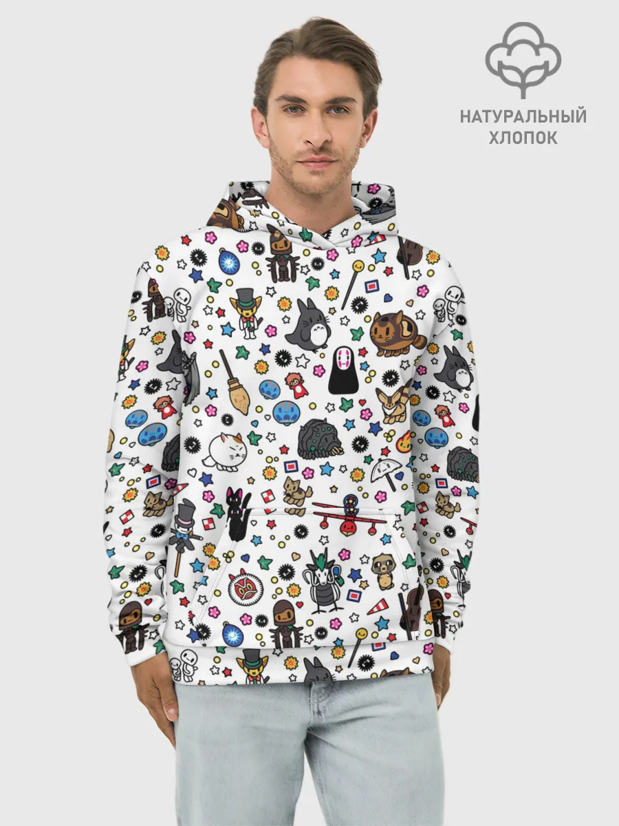 Худи мужской база хлопок / Anime Characters