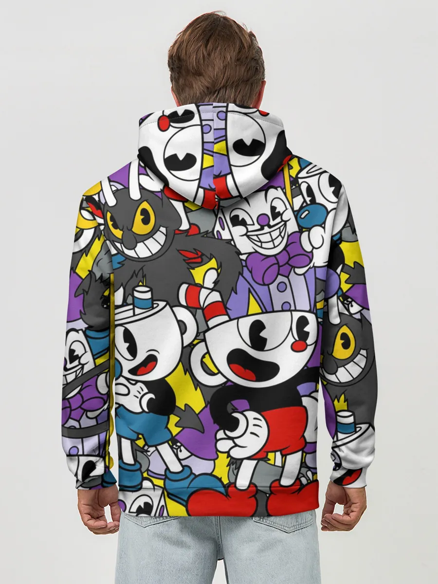 Худи мужской база хлопок / Cuphead