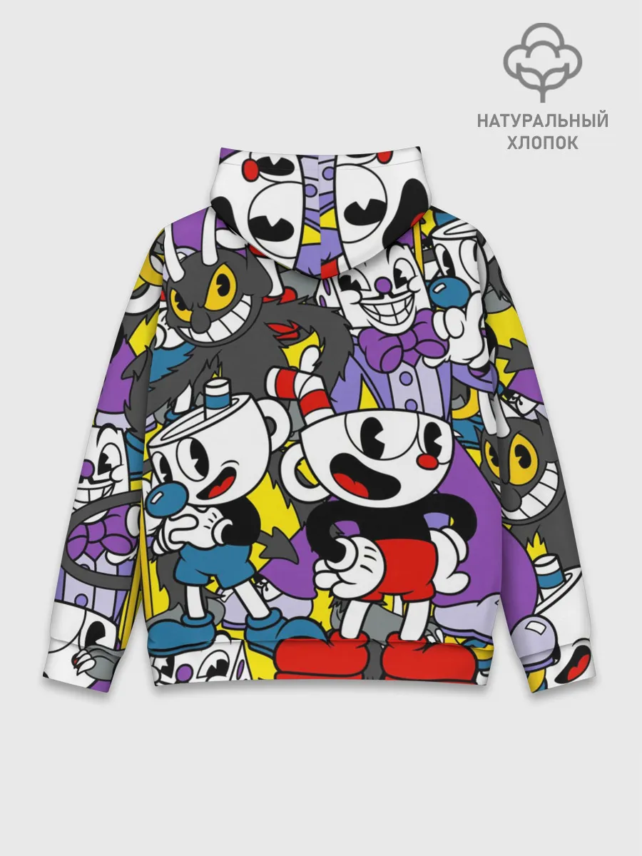 Худи мужской база хлопок / Cuphead