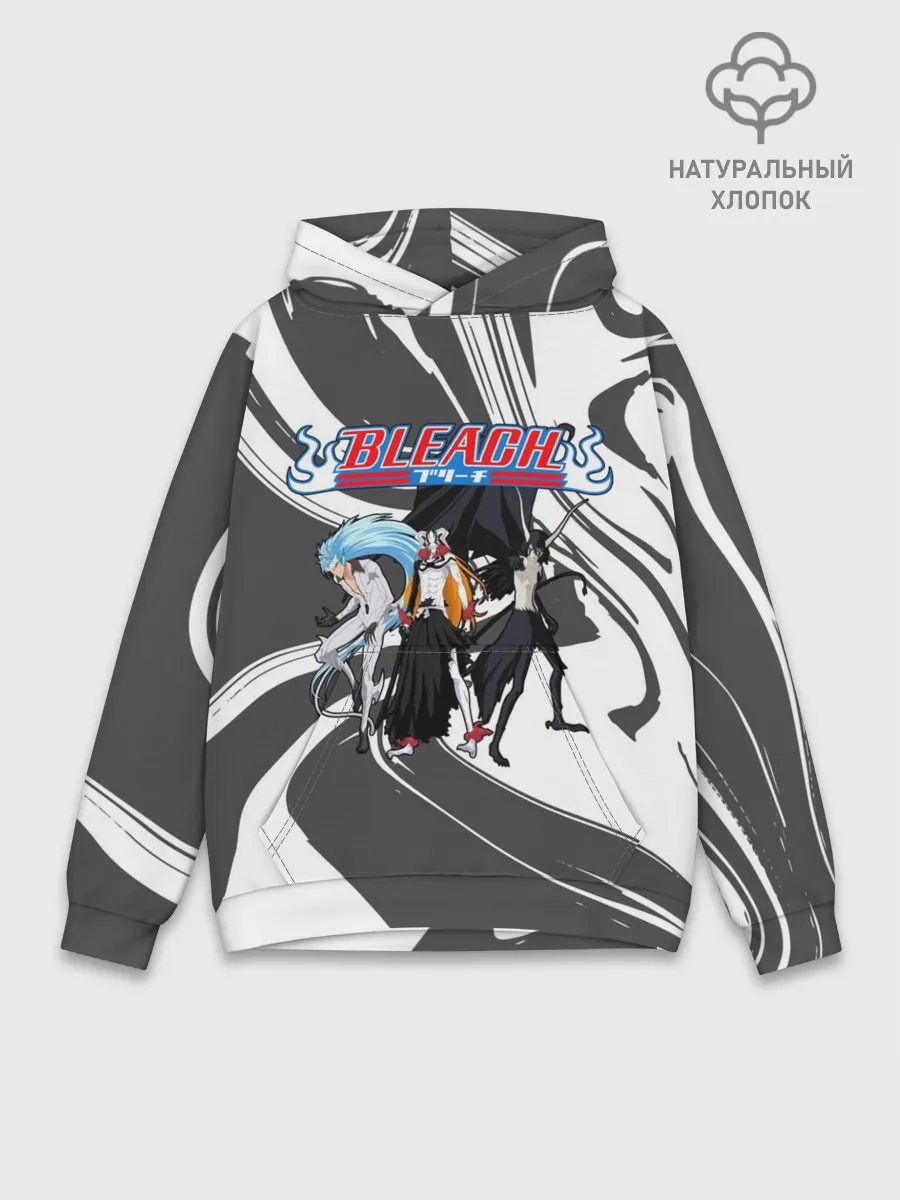 Худи мужской база хлопок / Блич Манга