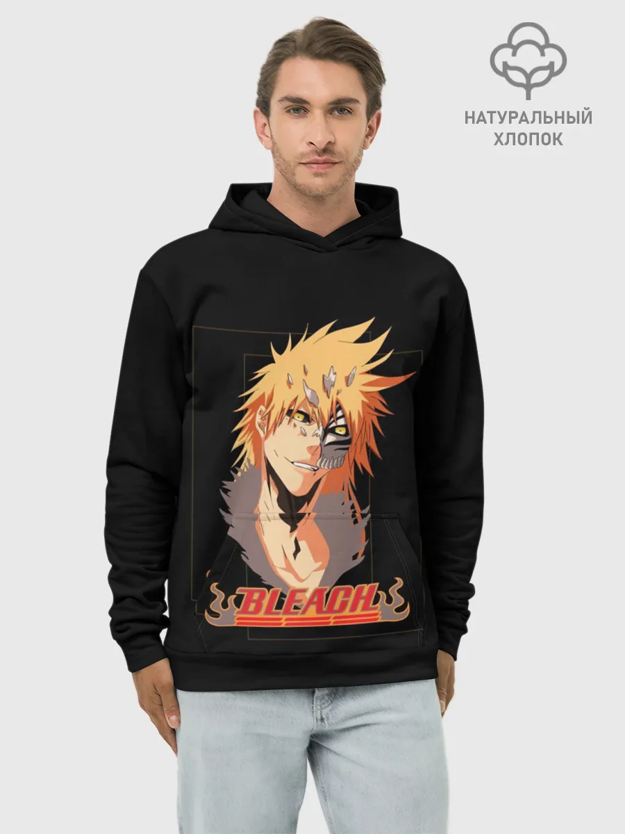 Худи мужской база хлопок / Ичиго Блич