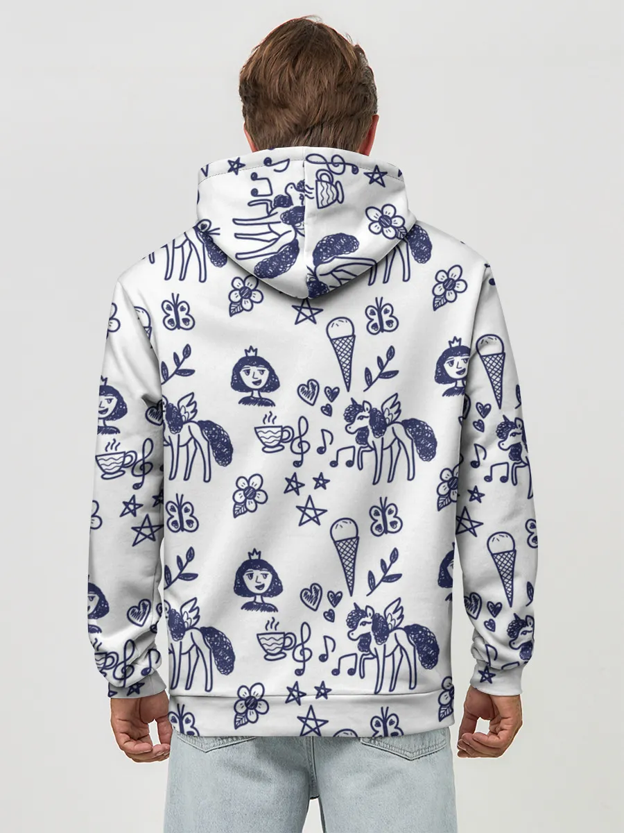 Худи мужской база хлопок / Девчачий дудл