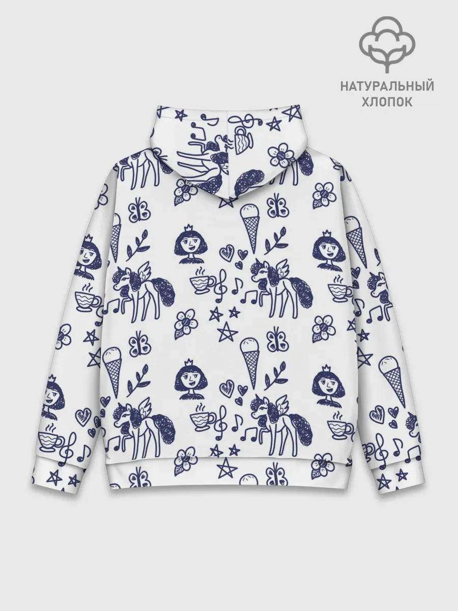 Худи мужской база хлопок / Девчачий дудл