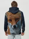 Худи мужской база хлопок / Мудрая лиса