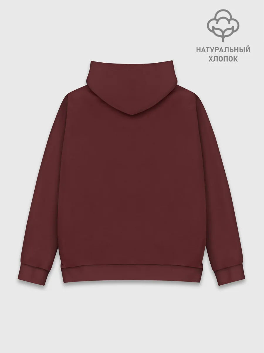 Худи мужской база хлопок / лазурный путь