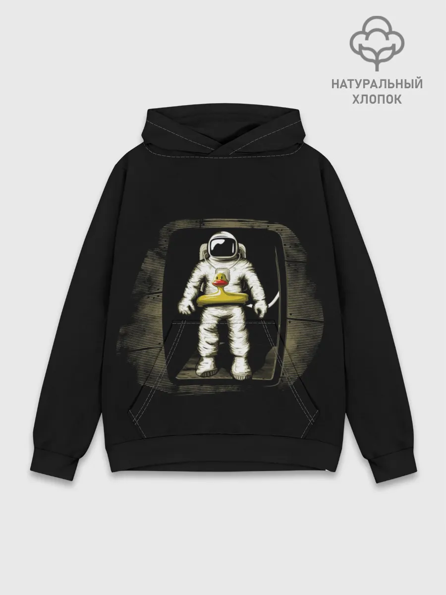 Худи мужской база хлопок / Первая Высадка На Луну