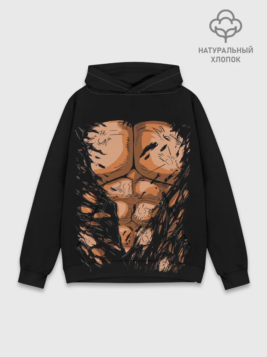 Худи мужской база хлопок / Идеальный Торс