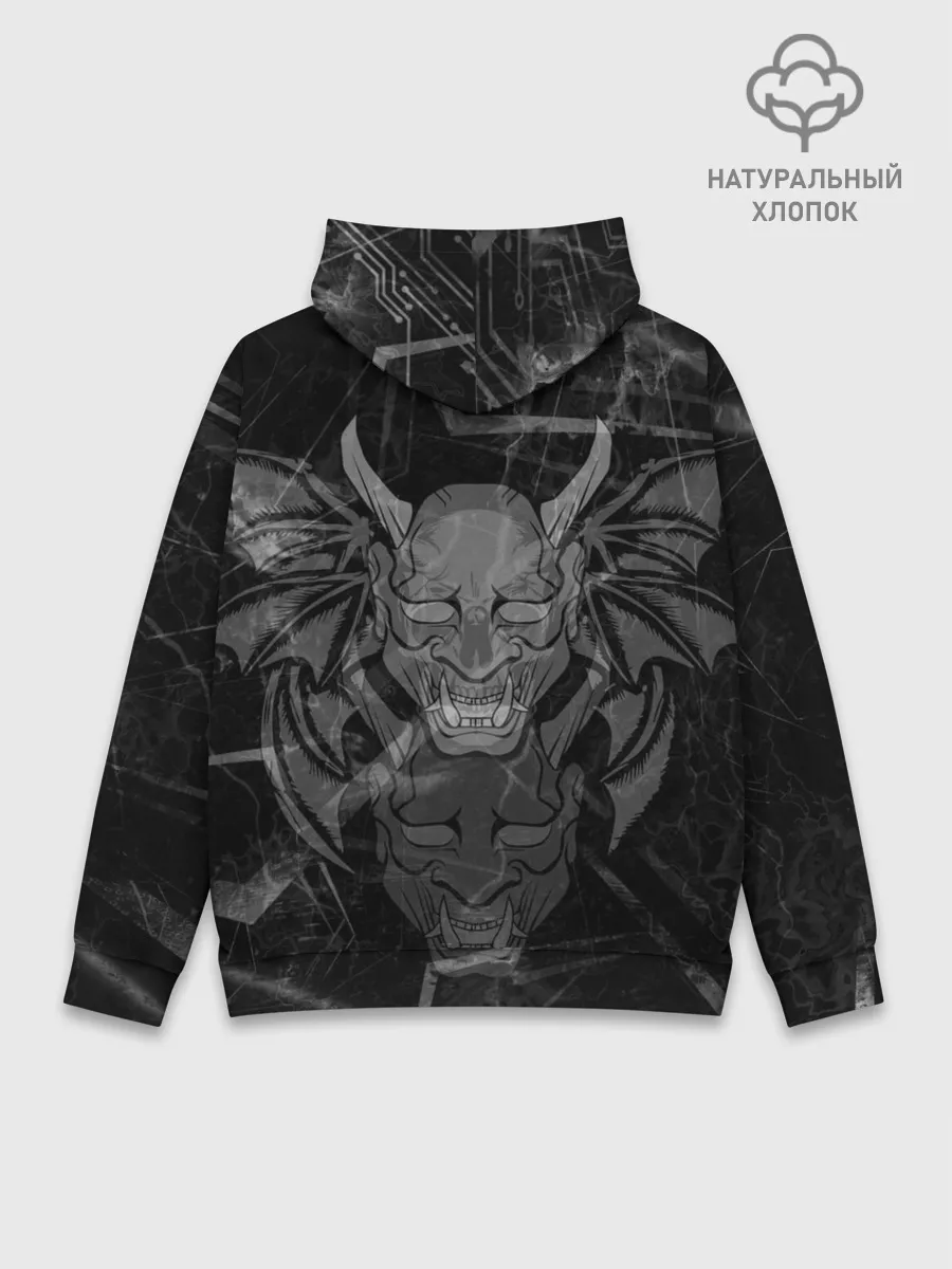 Худи мужской база хлопок / The devil is inside