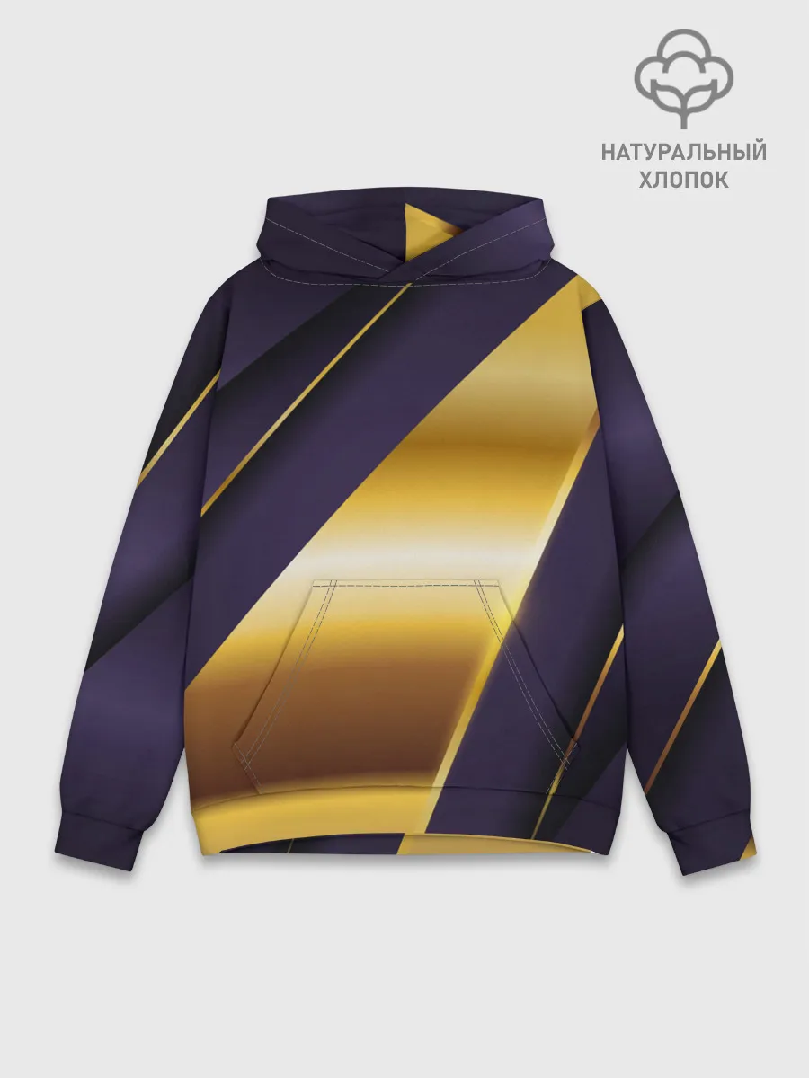 Худи мужской база хлопок / 3D luxury золото