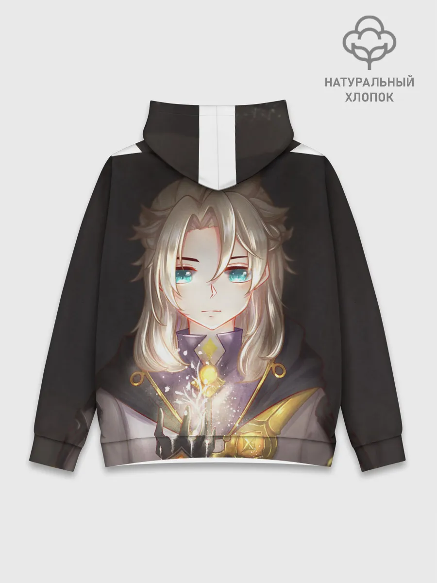 Худи мужской база хлопок / Blue Eyes Albedo.