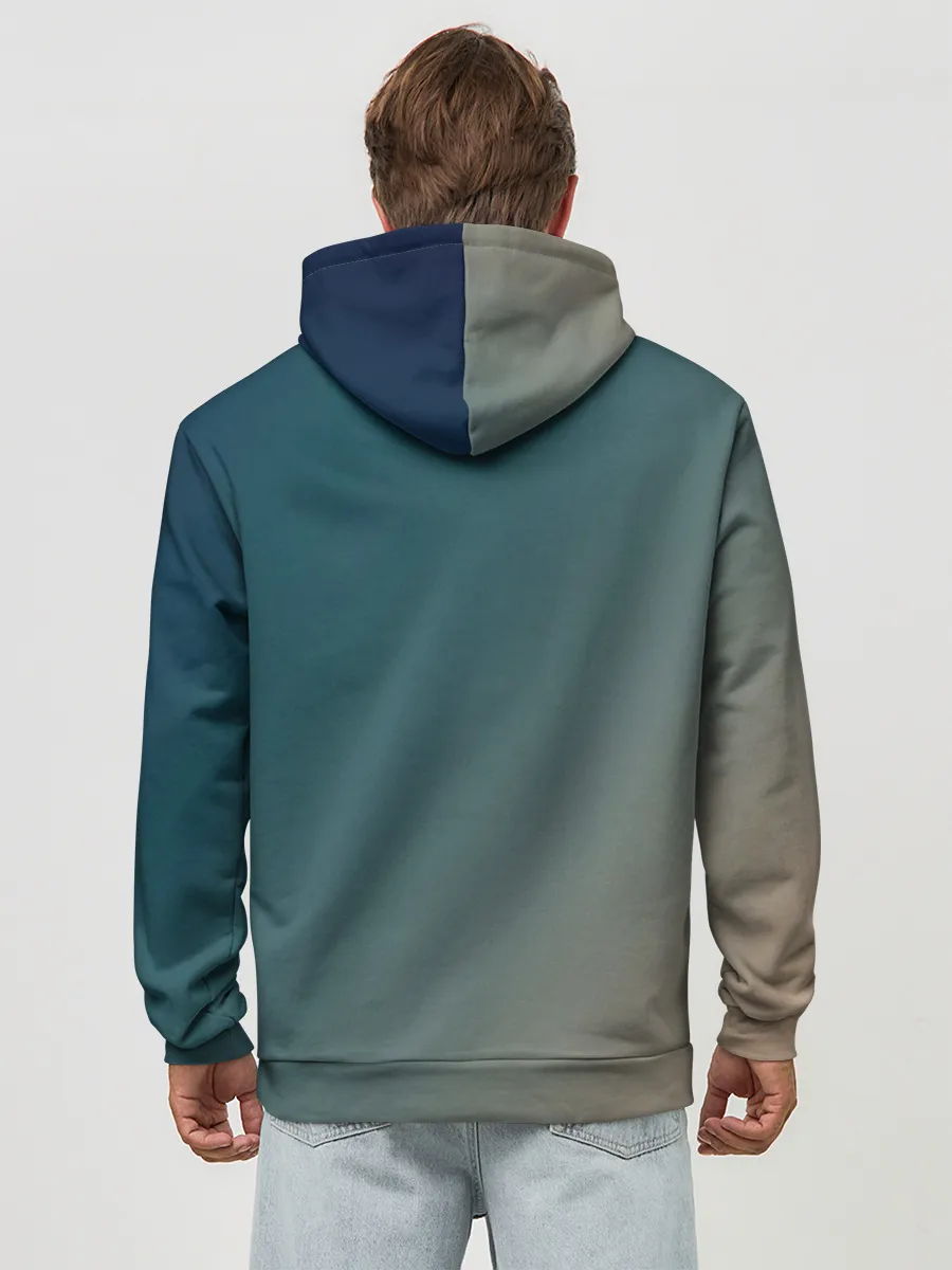 Худи мужской база хлопок / Первые лучи солнца