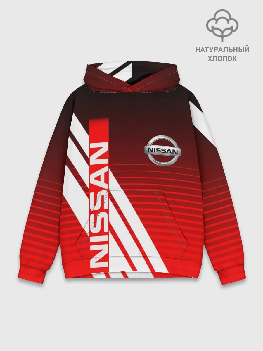 Худи мужской база хлопок / NISSAN / НИССАН / СПОРТ