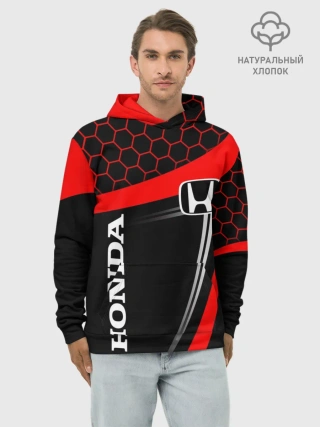 Худи мужской база хлопок / HONDA / ХОНДА / SPORT