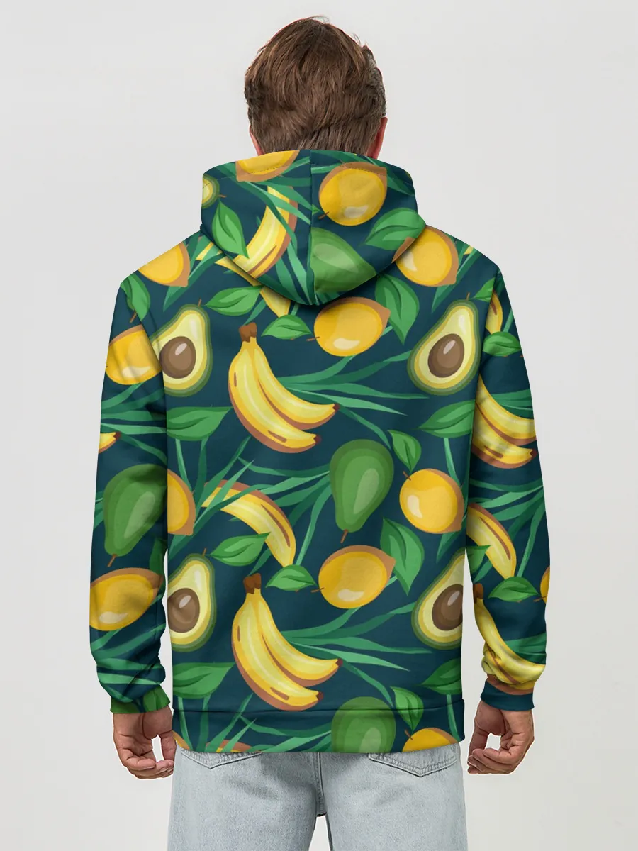 Худи мужской база хлопок / Фрукты