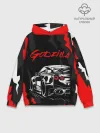 Худи мужской база хлопок / NISSAN GT-R / GODZILLA