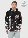 Худи мужской база хлопок / NISSAN / НИССАН / ОСКОЛКИ