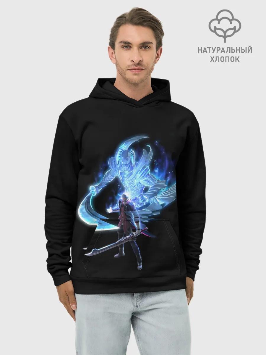 Худи мужской база хлопок / Soul of Nero