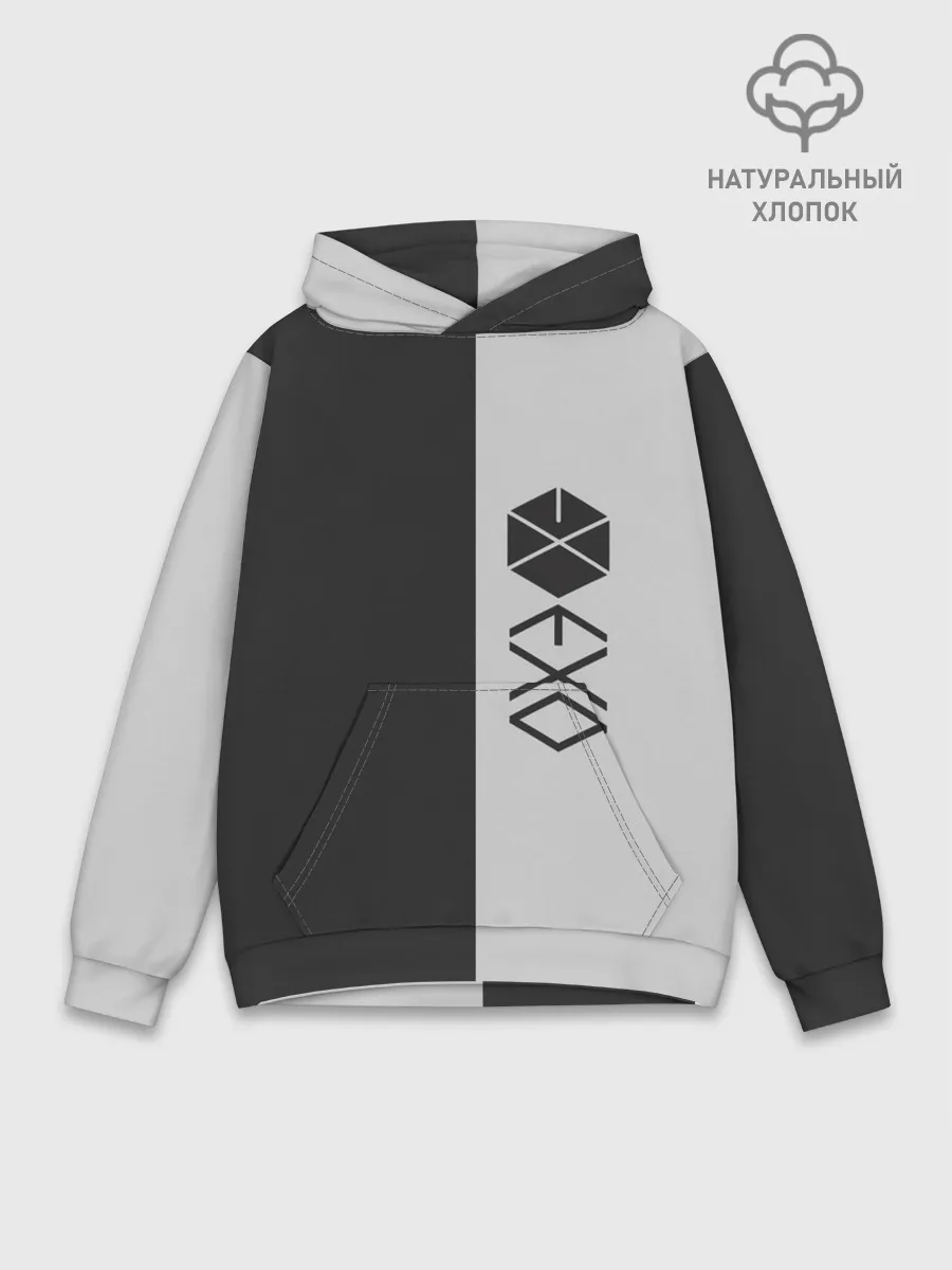 Худи мужской база хлопок / EXO