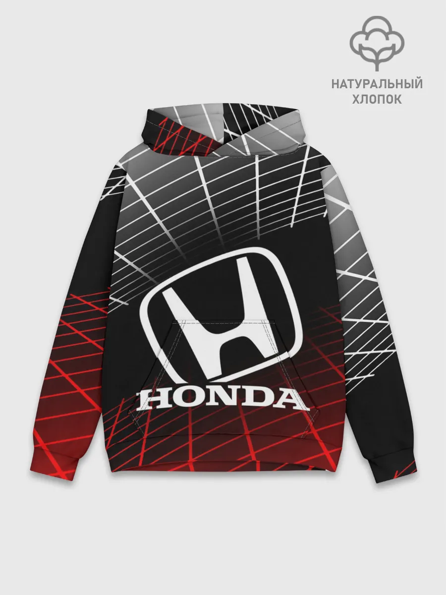 Худи мужской база хлопок / HONDA / ХОНДА / СЕТКА