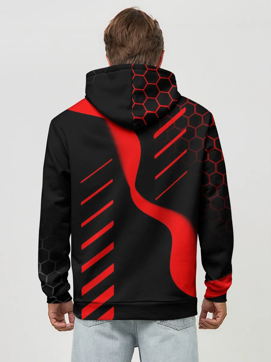 Худи мужской база хлопок / HONDA / ХОНДА / СПОРТ