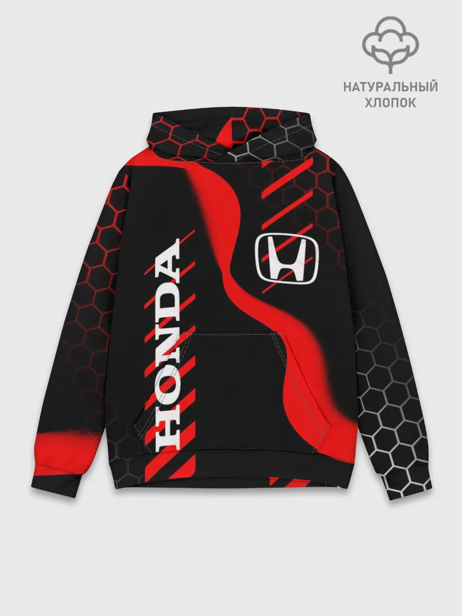 Худи мужской база хлопок / HONDA / ХОНДА / СПОРТ