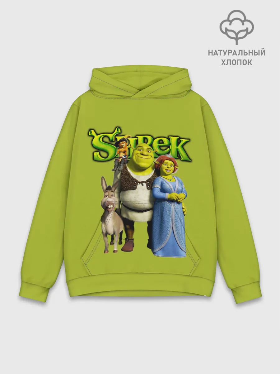 Худи мужской база хлопок / Шрек/Shrek
