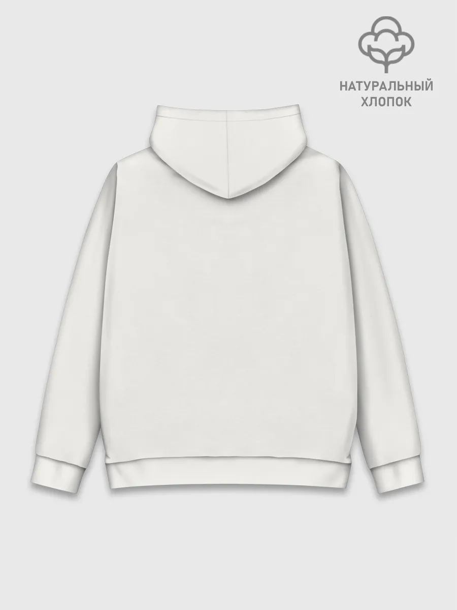 Худи мужской база хлопок / Морской конёк