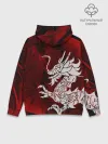 Худи мужской база хлопок / Chinese Dragon