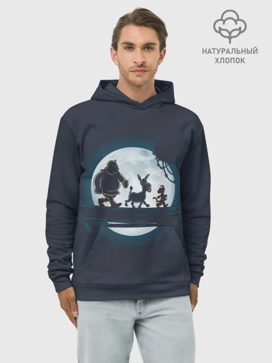 Худи мужской база хлопок / Шрек | Shrek