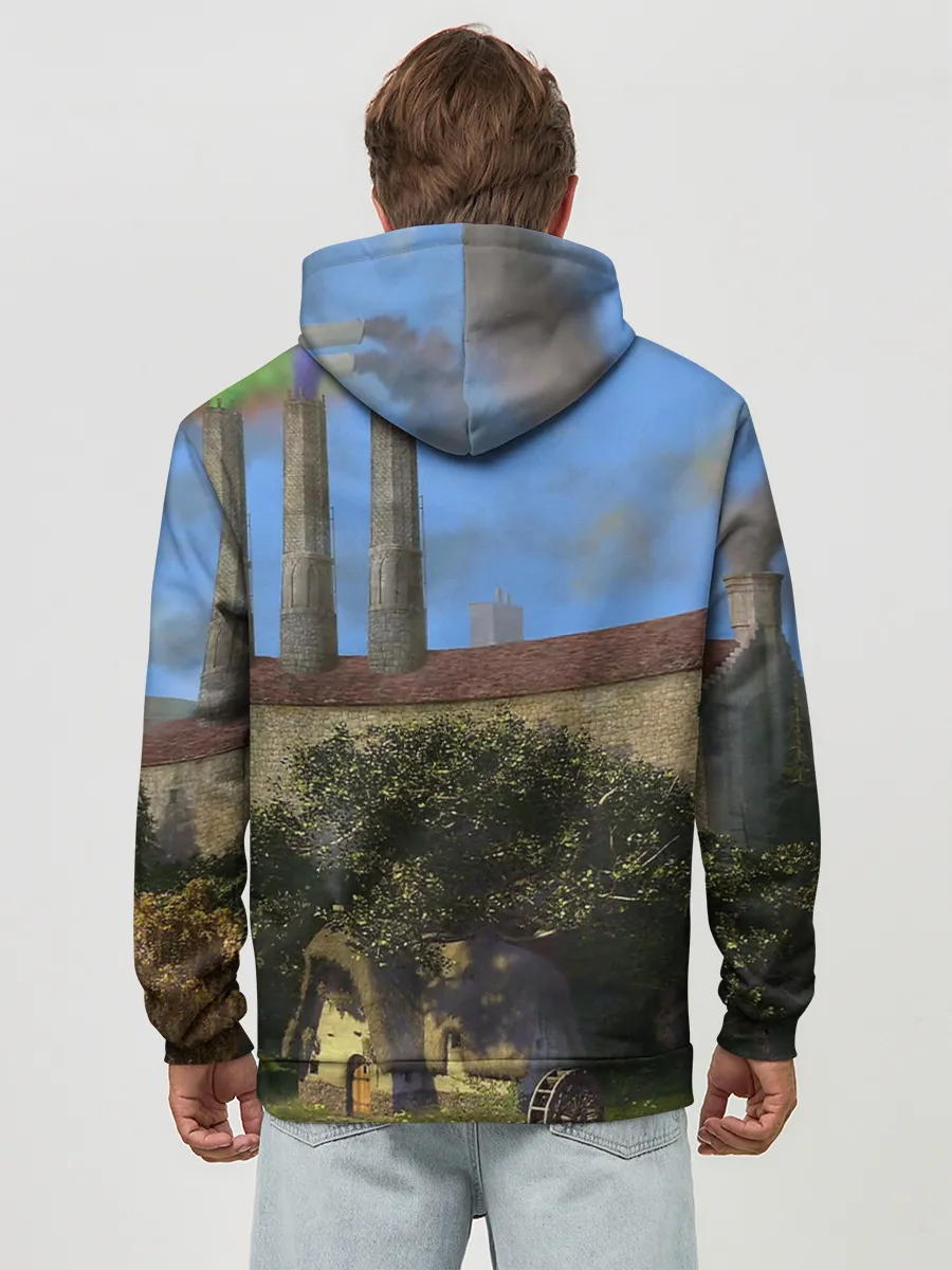 Худи мужской база хлопок / Шрек, Кот и Осёл