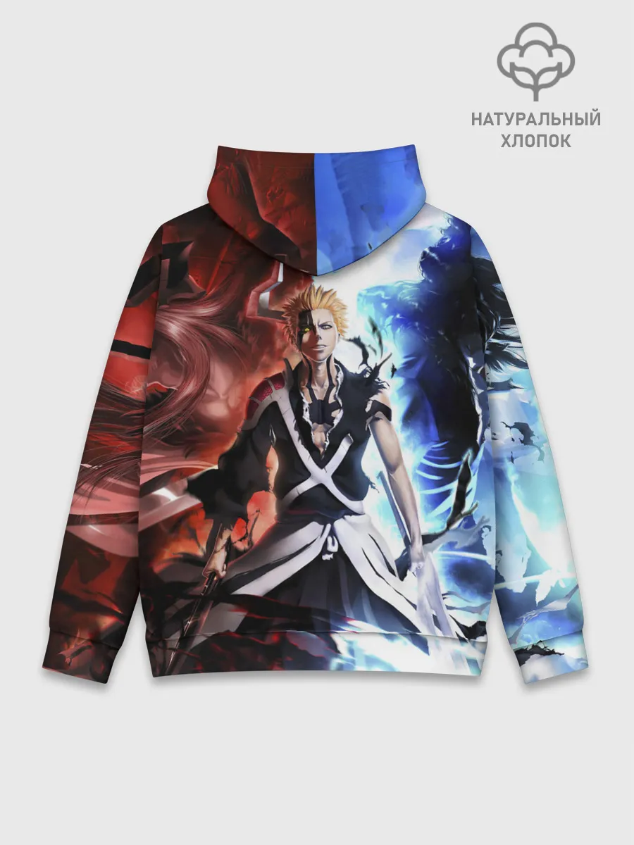 Худи мужской база хлопок / Bleach Ichigo Kurosaki