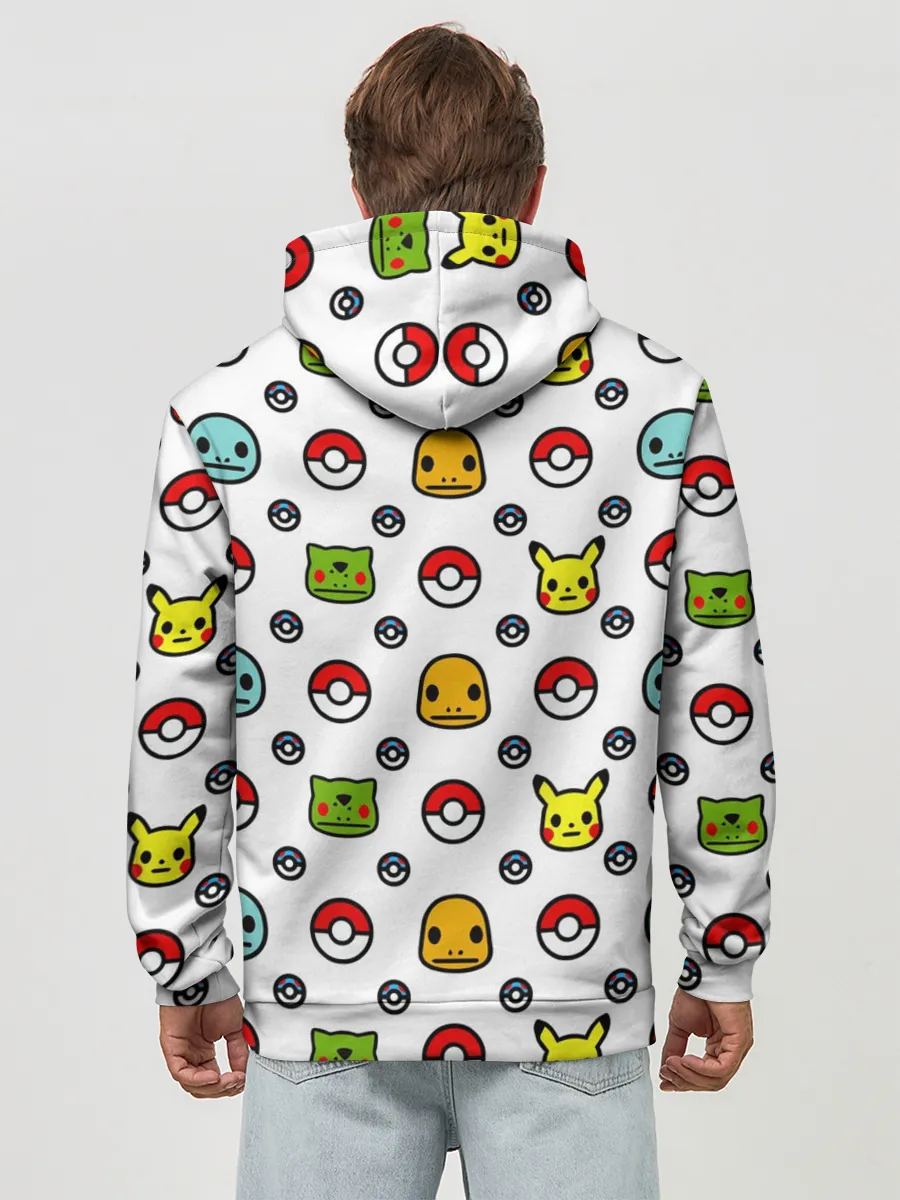Худи мужской база хлопок / POKEMON / ПОКЕМОНЫ