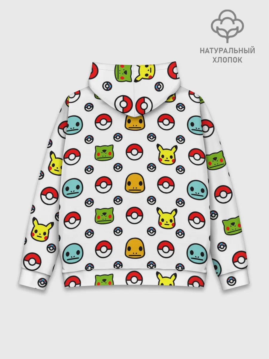 Худи мужской база хлопок / POKEMON / ПОКЕМОНЫ