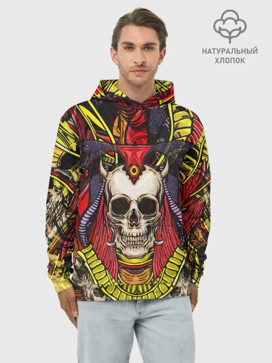 Худи мужской база хлопок / Unprecedented Fear